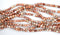 Red Veined Jasper Gemstone Beads, 6mm, Round